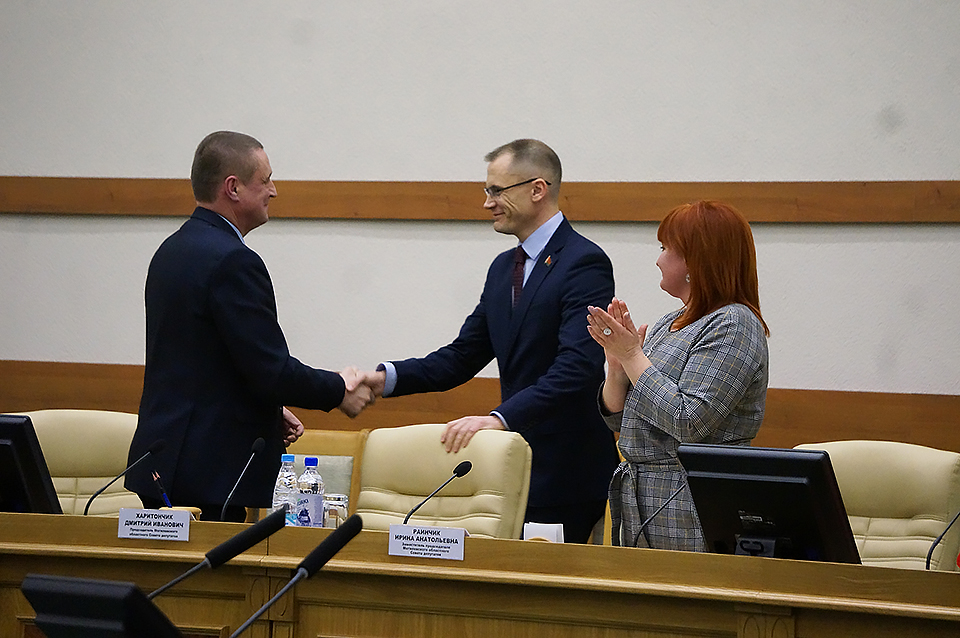 Дмитрий Харитончик оставил пост председателя Могилевского областного Совета депутатов