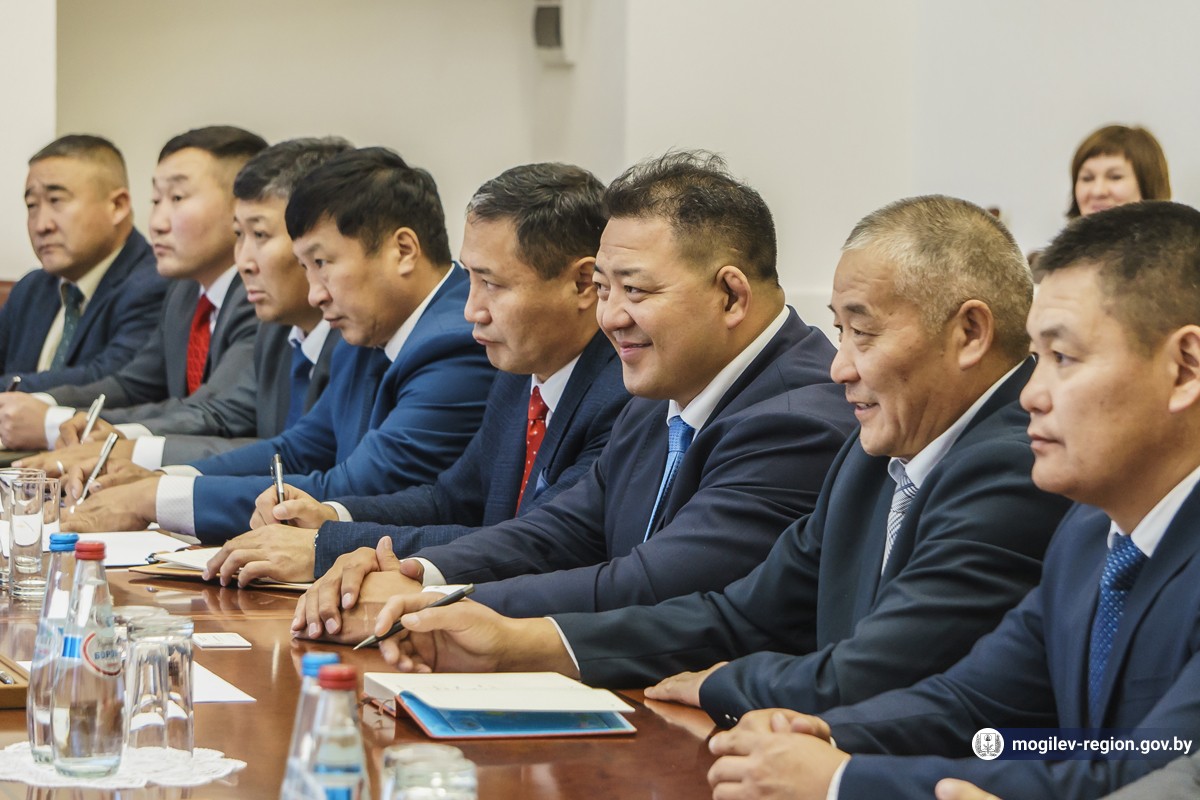 Перспективы сотрудничества Приднепровского края с Монголией обсудили сегодня в Могилевском облисполкоме