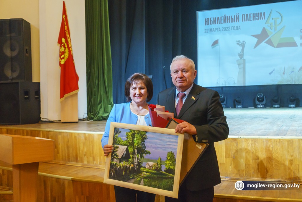 Торжественный пленум, приуроченный к 35-летию областной организации белорусского общественного объединения ветеранов, прошел в Могилеве