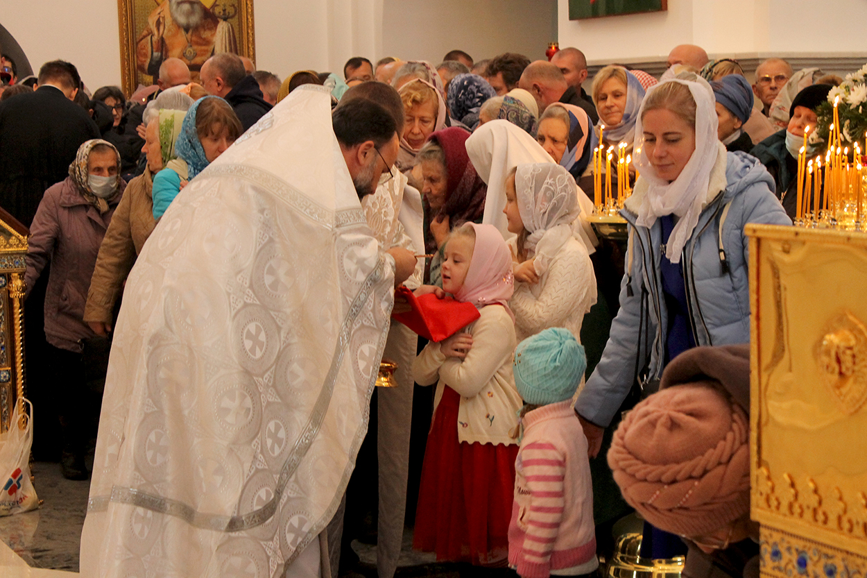 Освящение храма Покрова Божией Матери состоялось в Могилеве