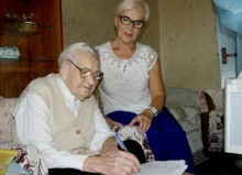 100-летняя могилевчанка Матрена Каленько