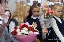 В средней школе №37 города Могилева  прозвенел первый звонок