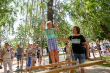 Детская площадка «Беларускія вытокі» по ул.Крупской в Могилеве