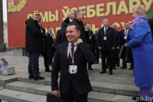 Делегаты ВНС Могилевской области прибывают во Дворец Республики