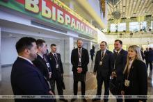 Делегаты ВНС Могилевской области прибывают во Дворец Республики