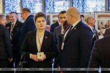 Делегаты ВНС Могилевской области прибывают во Дворец Республики
