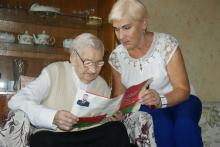 100-летняя могилевчанка Матрена Каленько