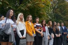 Торжественная линейка, посвященная новому учебному году, в Белорусско-Российском университете