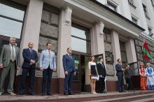 Торжественная линейка, посвященная новому учебному году, в Белорусско-Российском университете