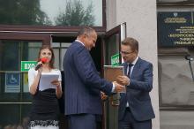 Торжественная линейка, посвященная новому учебному году, в Белорусско-Российском университете