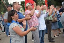 Митинг в Хотимске