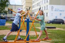 Детская площадка «Беларускія вытокі» по ул.Крупской в Могилеве