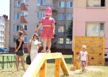 Детская площадка «Доблесть. Мужество. Отвага» в Костюковичах