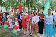 Тематическая детская площадка «Освободителям Славгородчины посвящается»